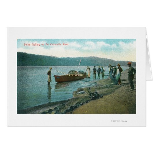 Seine Fishing on the RiverColumbia River, OR Cards (Front Horizontal)