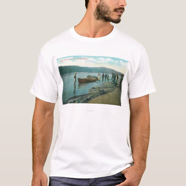 Seine Fishing on the RiverColumbia River, OR T-Shirt (Front)