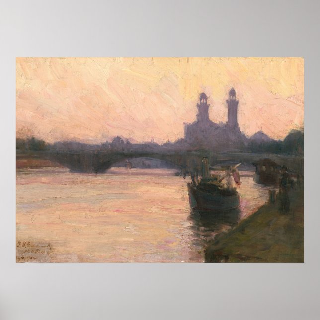 Seine - Henry Ossawa Tanner Fine Art Poster (Front)
