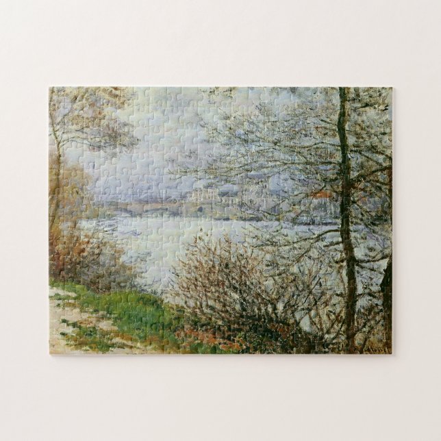 Seine, Île de la Grande Jatte Monet Fine Art Jigsaw Puzzle (Horizontal)