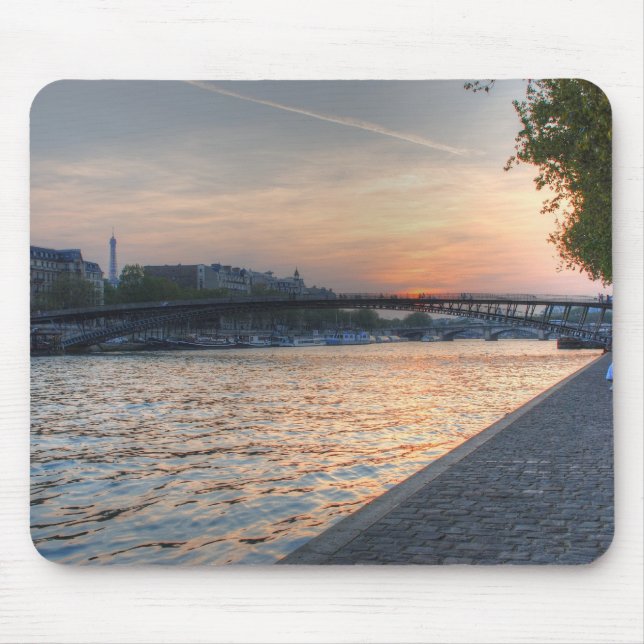 Seine sunset mouse pad (Front)