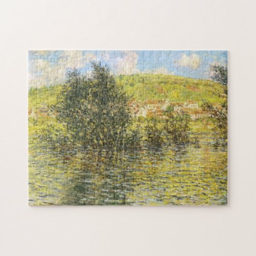 Seine Vétheuil Effect Sunshine after Rain Monet Jigsaw Puzzle