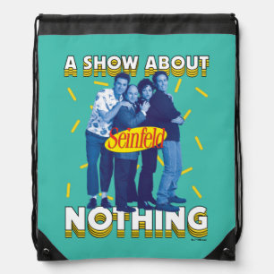 Seinfeld   A Show About Nothing Drawstring Bag