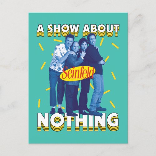 Seinfeld  A Show About Nothing Postcard