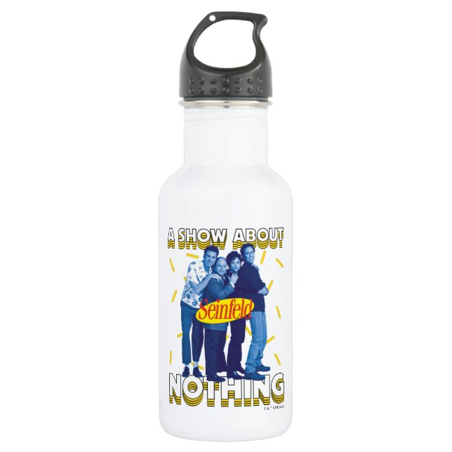 Seinfeld | A Show About Nothing Stainless Steel Water Bottle (Front)