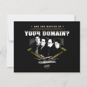 Seinfeld   Are You Master of Your Domain? Note Card