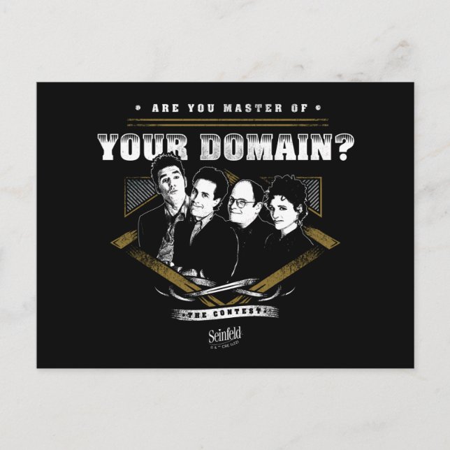 Seinfeld | Are You Master of Your Domain? Postcard (Front)