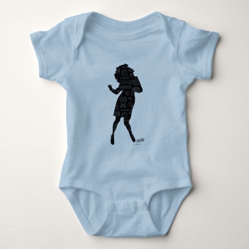 Seinfeld  Elaine Dance Silhouette Baby Bodysuit