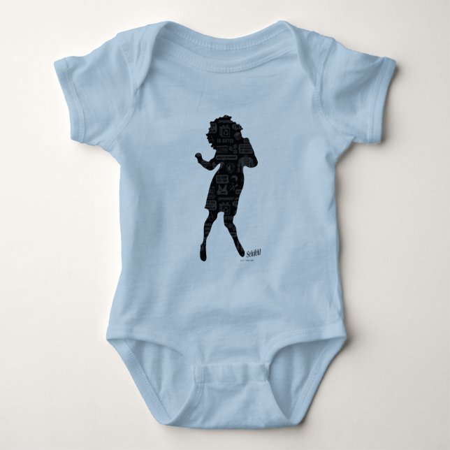Seinfeld | Elaine Dance Silhouette Baby Bodysuit (Front)