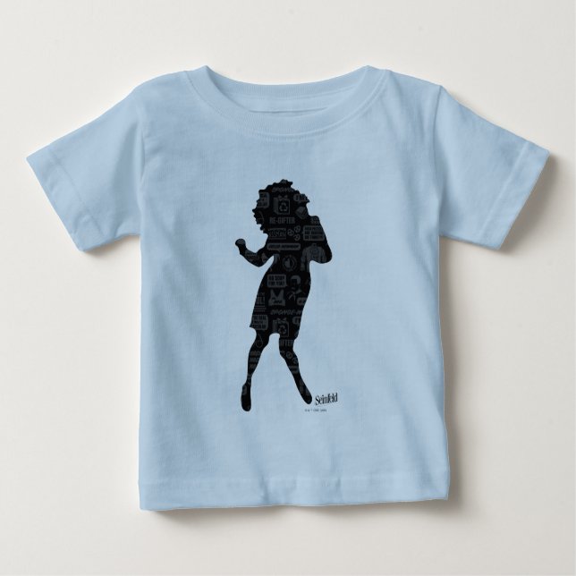 Seinfeld | Elaine Dance Silhouette Baby T-Shirt (Front)