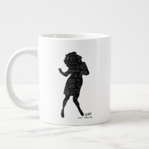 Seinfeld   Elaine Dance Silhouette Giant Coffee Mug