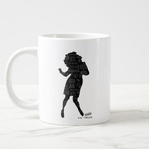 Seinfeld  Elaine Dance Silhouette Giant Coffee Mug