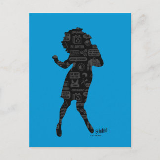 Seinfeld | Elaine Dance Silhouette Postcard