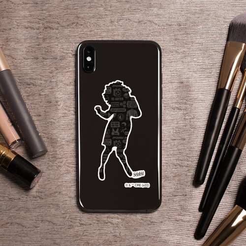 Seinfeld  Elaine Dance Silhouette Sticker