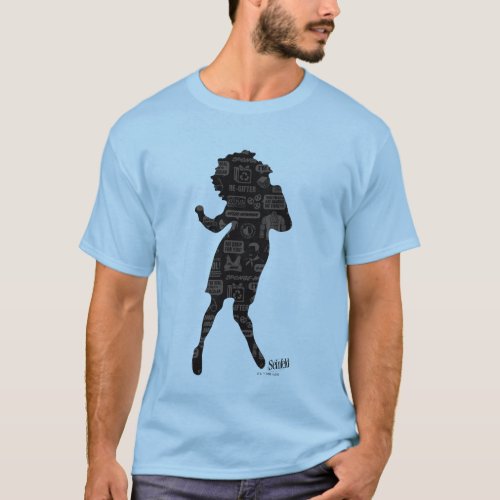 Seinfeld  Elaine Dance Silhouette T_Shirt