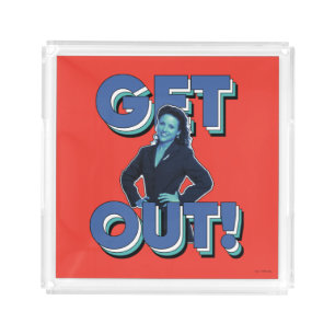 Seinfeld   Elaine - Get Out! Acrylic Tray