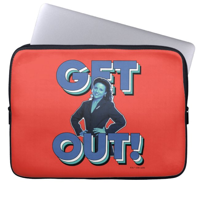 Seinfeld | Elaine - Get Out! Laptop Sleeve (Front)