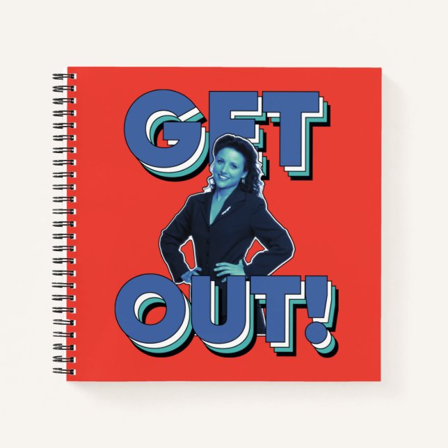 Seinfeld | Elaine - Get Out! Notebook (Front)