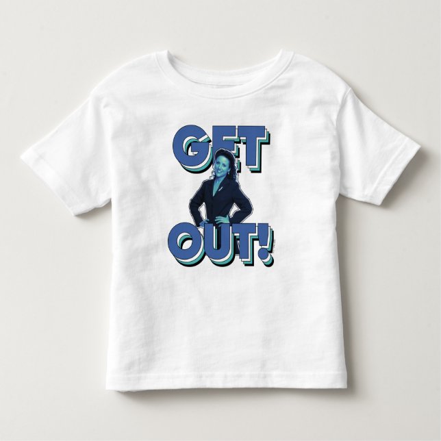 Seinfeld | Elaine - Get Out! Toddler T-shirt (Front)