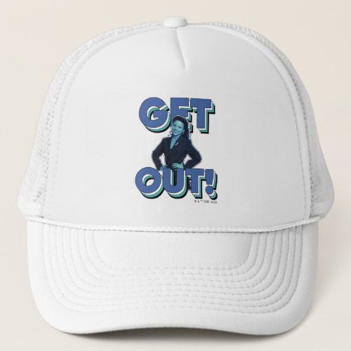 Seinfeld  Elaine _ Get Out Trucker Hat