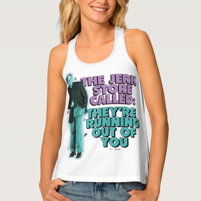Seinfeld | George Costanza "The Jerk Store Called" Tank Top (Front)