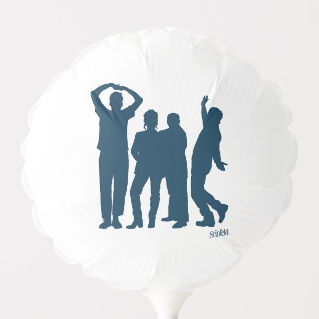 Seinfeld | Group Silhouette Graphic Balloon (Front)