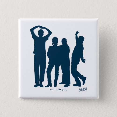 Seinfeld  Group Silhouette Graphic Button