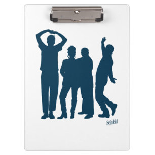 Seinfeld   Group Silhouette Graphic Clipboard