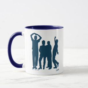 Seinfeld   Group Silhouette Graphic Mug