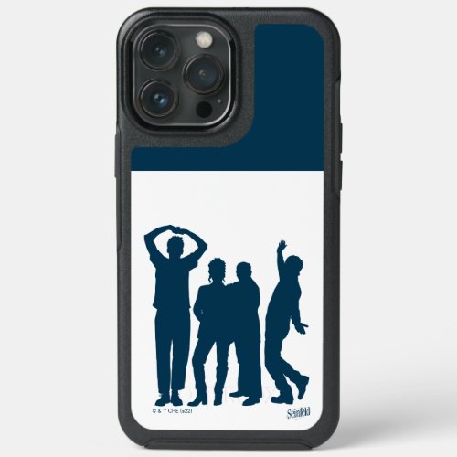 Seinfeld  Group Silhouette Graphic iPhone 13 Pro Max Case