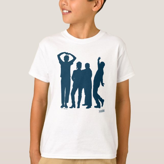 Seinfeld | Group Silhouette Graphic T-Shirt (Front)