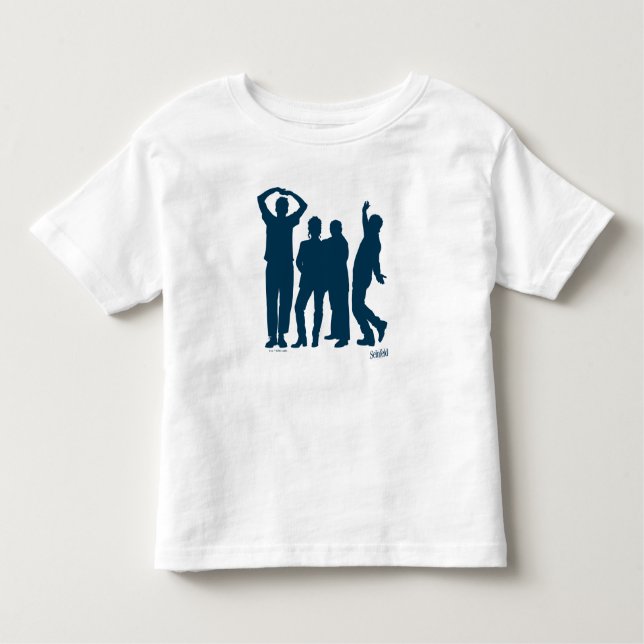 Seinfeld | Group Silhouette Graphic Toddler T-shirt (Front)
