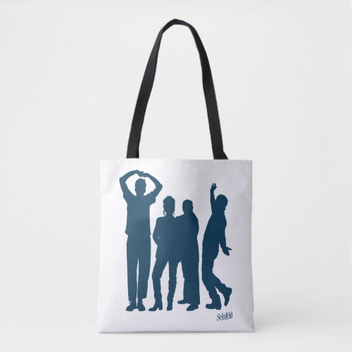 Seinfeld  Group Silhouette Graphic Tote Bag