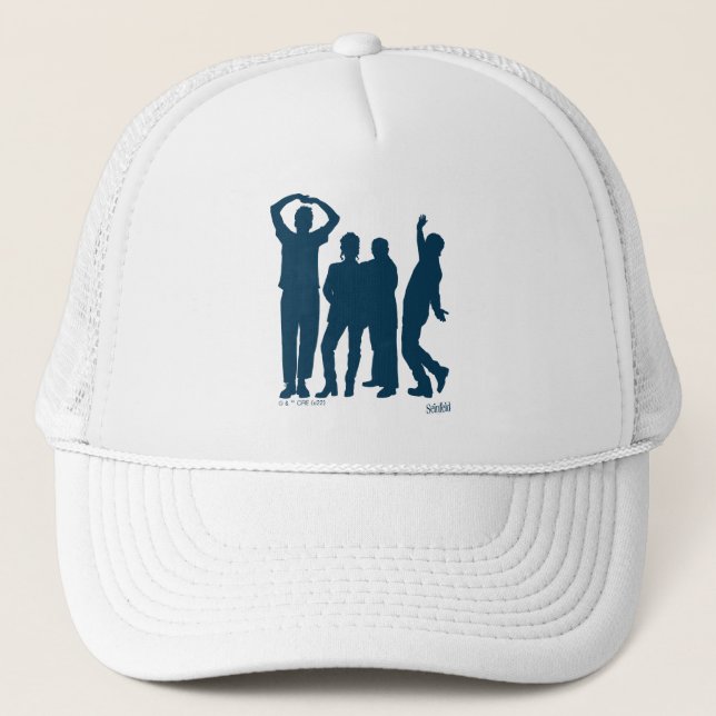 Seinfeld | Group Silhouette Graphic Trucker Hat (Front)