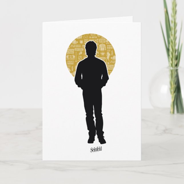 Seinfeld | Jerry Seinfeld Silhouette Card (Front)