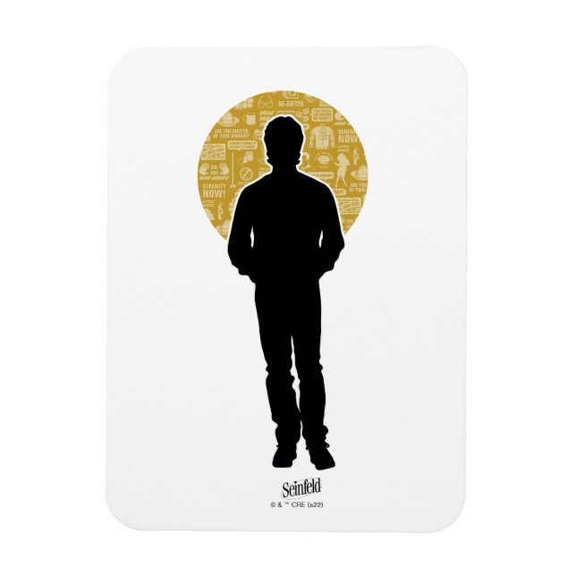 Seinfeld | Jerry Seinfeld Silhouette Magnet (Vertical)