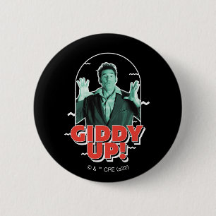 Seinfeld   Kramer - Giddy Up! Button