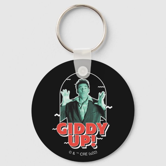 Seinfeld | Kramer - Giddy Up! Keychain (Front)