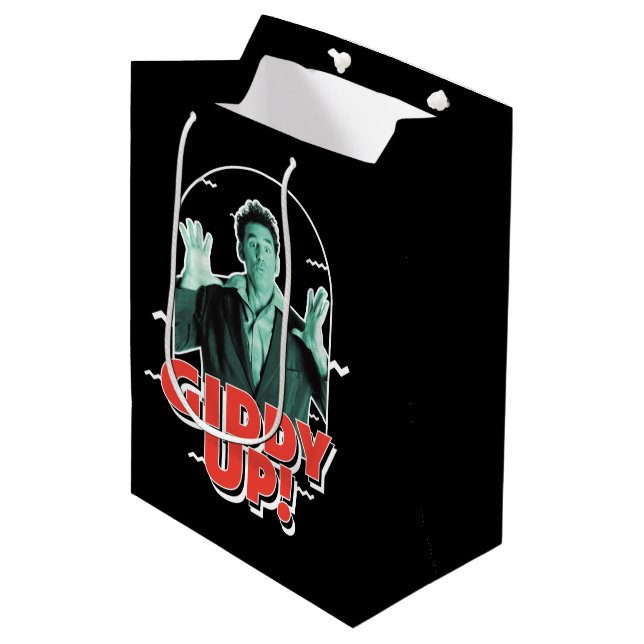 Seinfeld | Kramer - Giddy Up! Medium Gift Bag (Front Angled)
