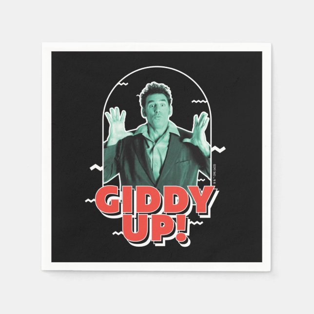 Seinfeld | Kramer - Giddy Up! Napkins (Front)