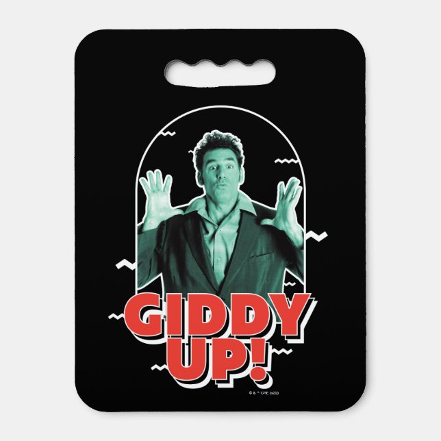 Seinfeld | Kramer - Giddy Up! Seat Cushion (Front Vertical)