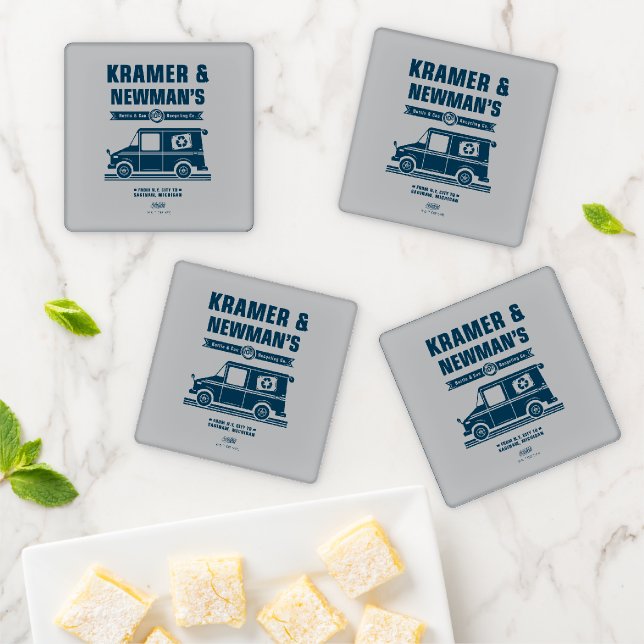 Seinfeld | Kramer & Newman's Recycling Co. Coaster Set (In Situ)