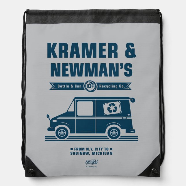 Seinfeld | Kramer & Newman's Recycling Co. Drawstring Bag (Front)