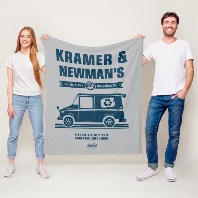 Seinfeld | Kramer & Newman's Recycling Co. Fleece Blanket (In Situ)