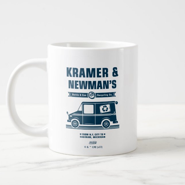 Seinfeld | Kramer & Newman's Recycling Co. Giant Coffee Mug (Left)