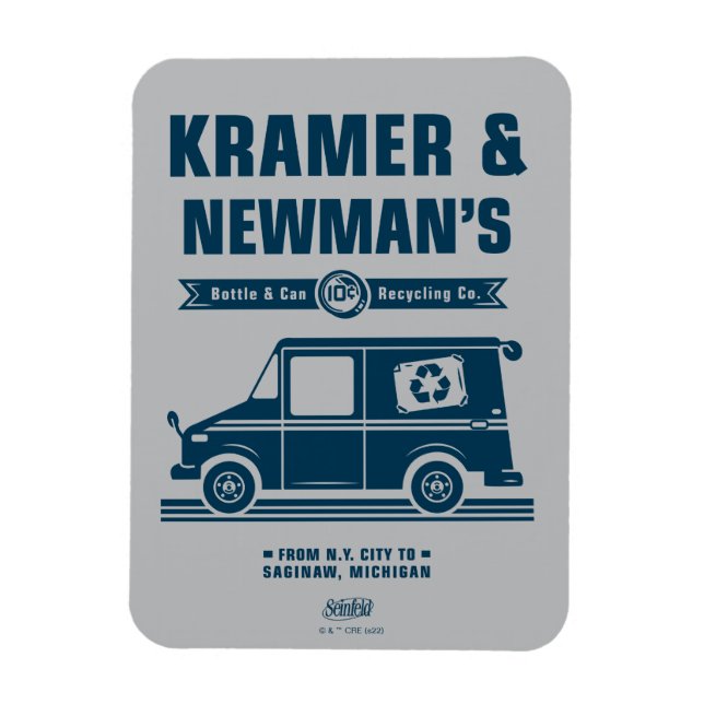 Seinfeld | Kramer & Newman's Recycling Co. Magnet (Vertical)