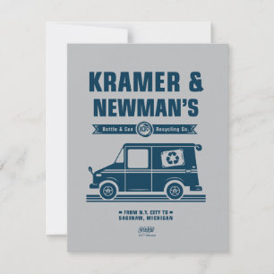 Seinfeld   Kramer & Newman's Recycling Co. Note Card