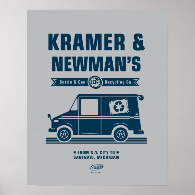 Seinfeld | Kramer & Newman's Recycling Co. Poster (Front)