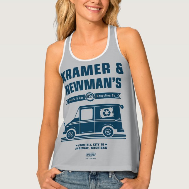 Seinfeld | Kramer & Newman's Recycling Co. Tank Top (Front)