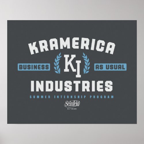 Seinfeld  Kramerica Industries Poster